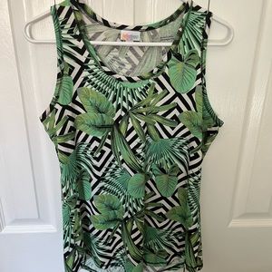 Pam leaf print tank- super fun
